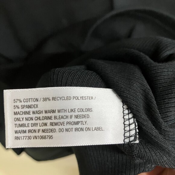 A New Day Women's 1X Black Muscle Tank Mini Knit Dress Sleeveless - Picture 6 of 10